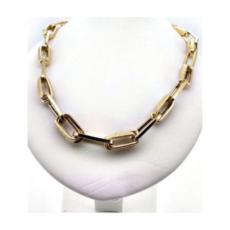 Cadena greca de oro 18k